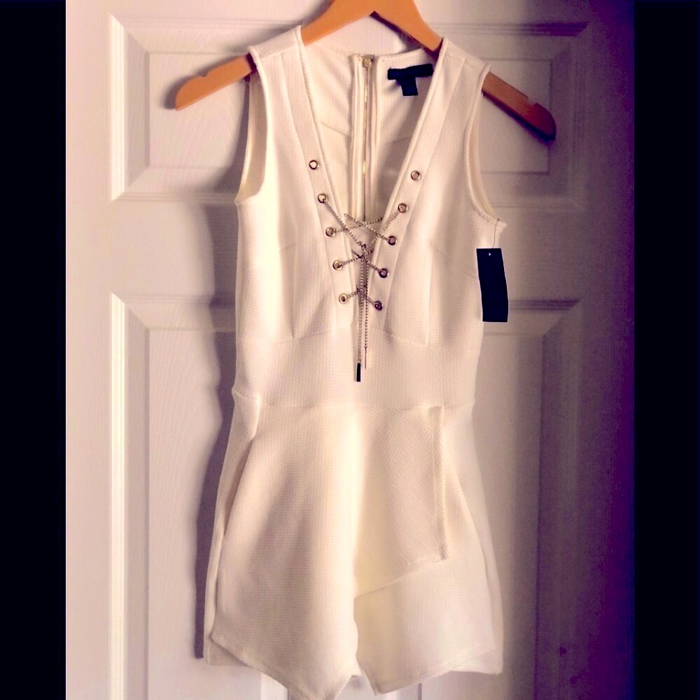 Cute Cream Romper